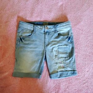 True Craft Denim Bermuda Shorts - Girls 12